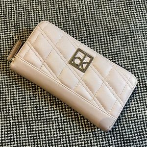 Dusty pink calvin klein clutch